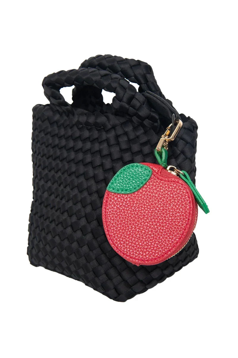 Red Apple Coin Zipper Purse