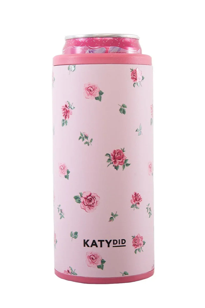 Roses Slim Can Cooler Koozie