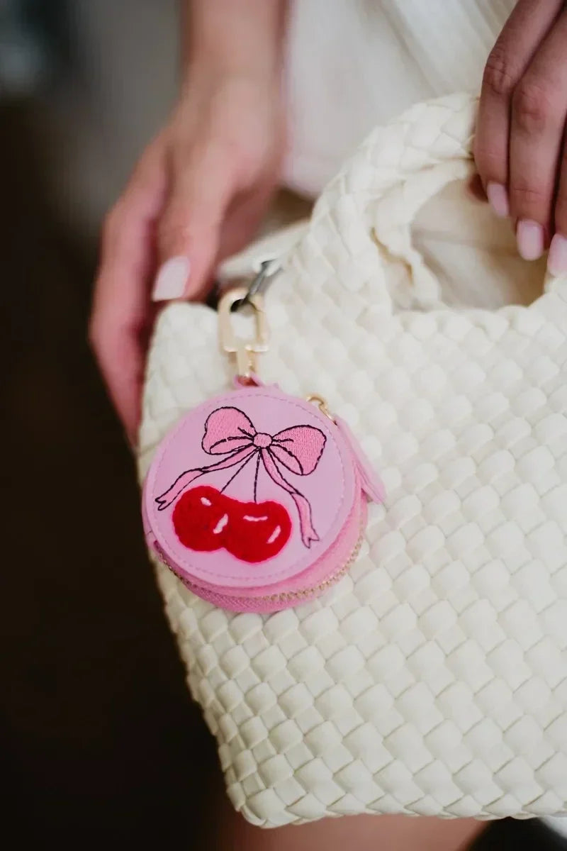 Cherry Bows Coin Purse Bag