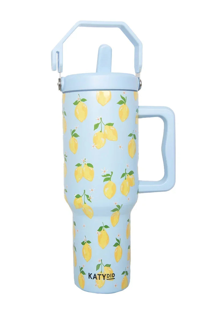 Zesty Lemons Drink Tumbler