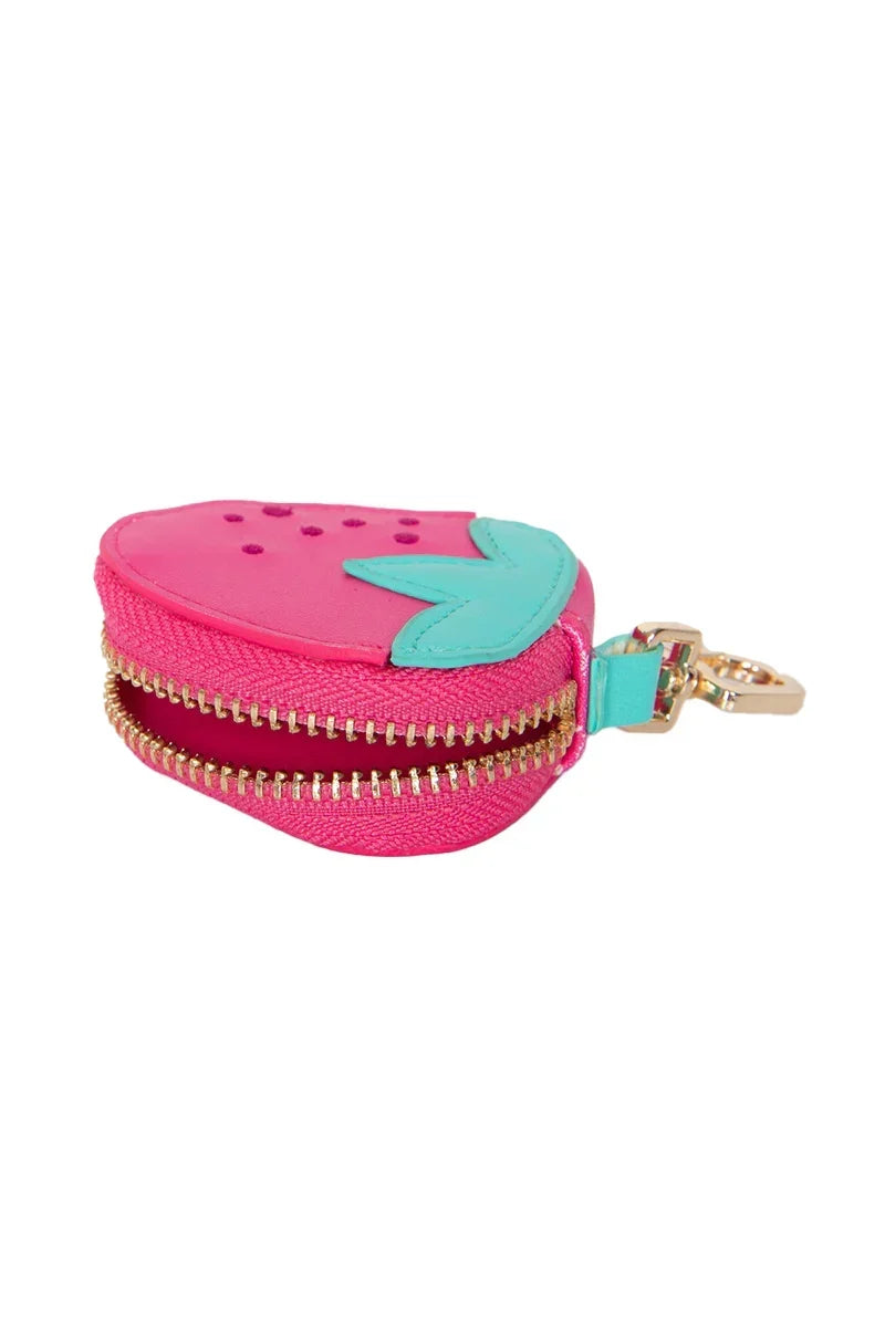 Strawberry Coin Holder Bag Charm