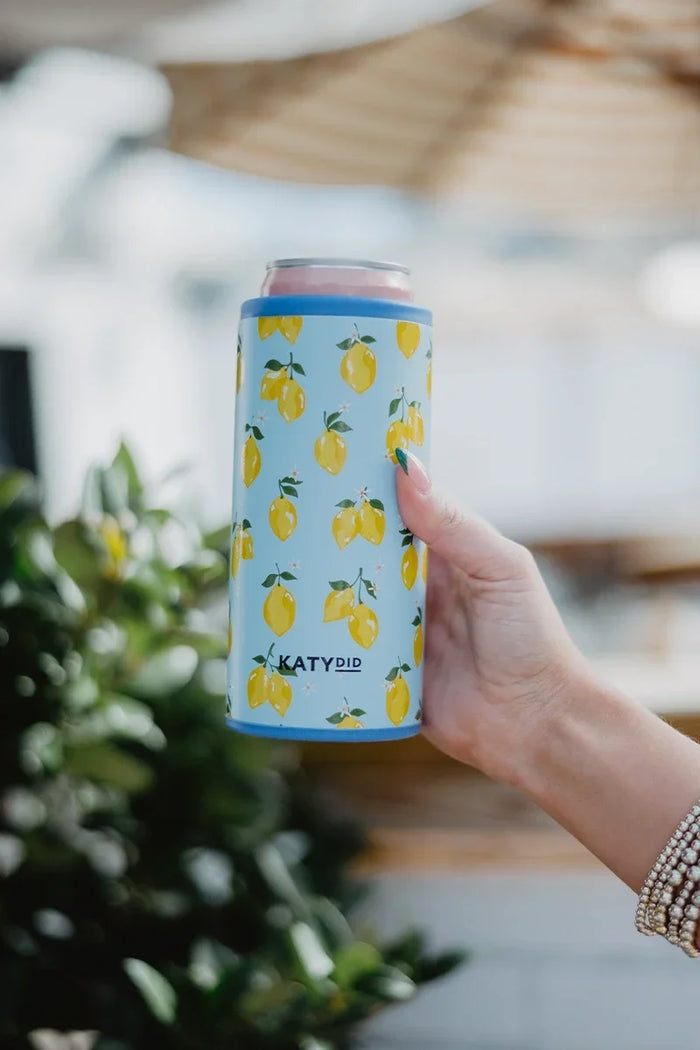Zesty Lemons Slim Can Cooler