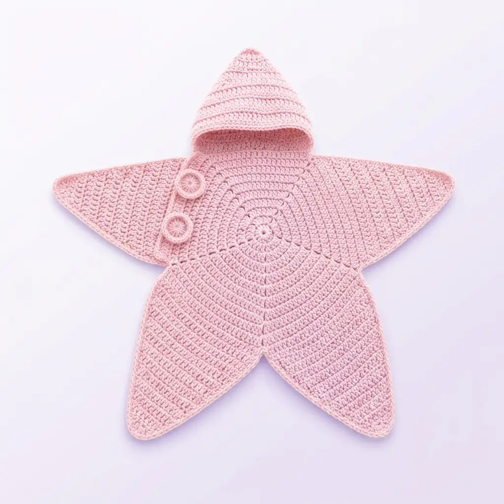 Starry Crochet Baby Suit