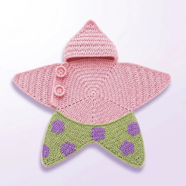 Starry Crochet Baby Suit