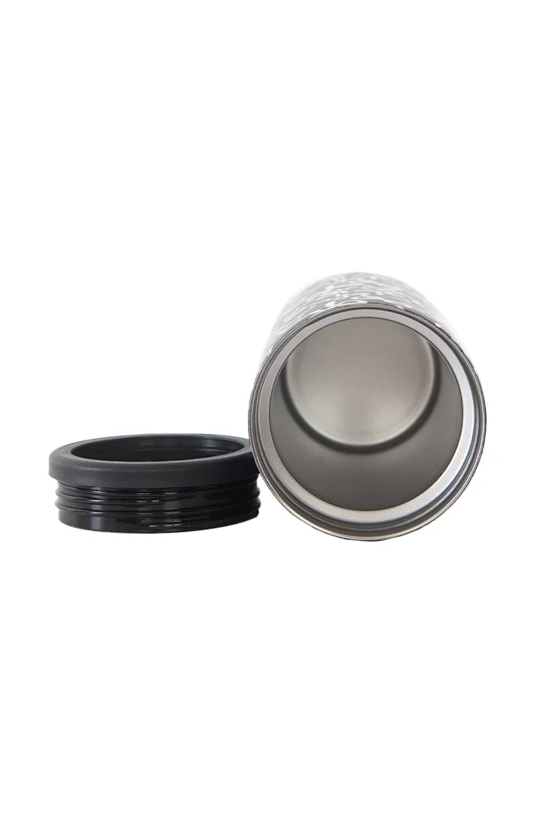 Black & White Bows Slim Can Cooler