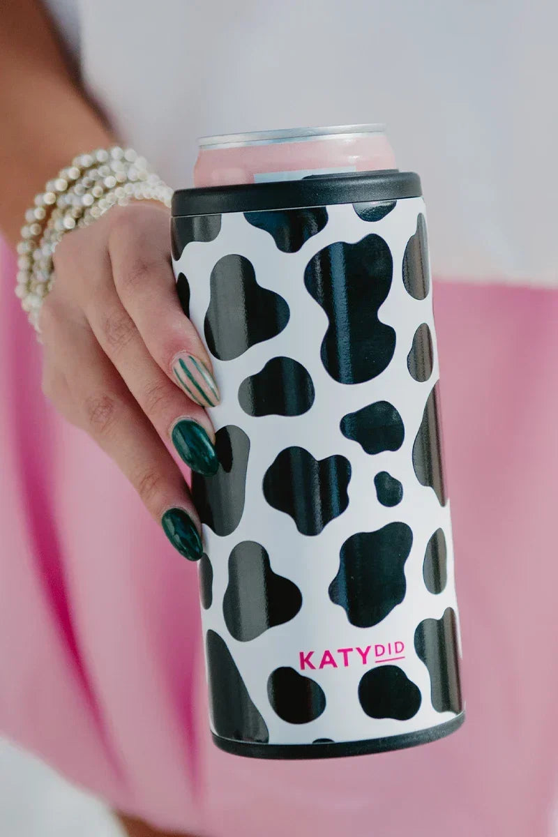 Cow Print Can Cooler Koozie