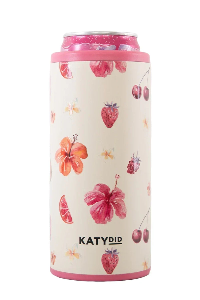 Fresh Picked Fruits Slim Can Cooler