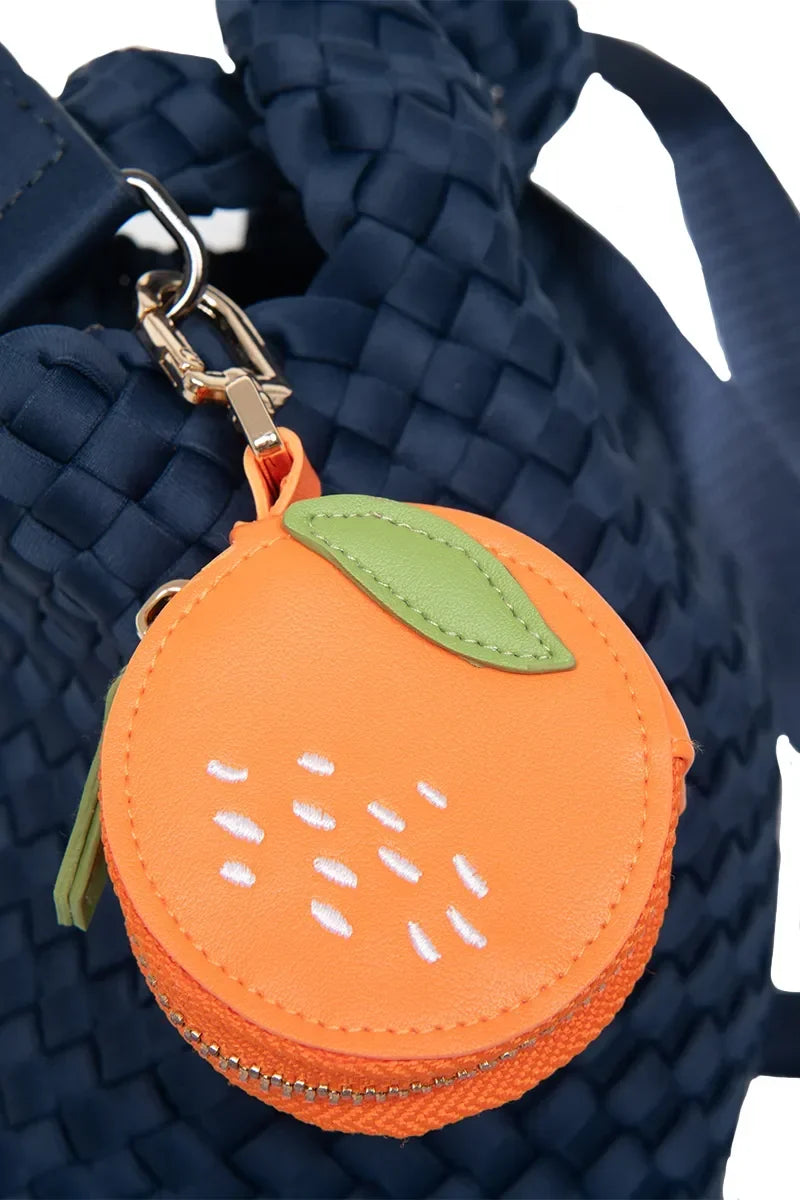 Sweet Orange Coin Pouch Keychain