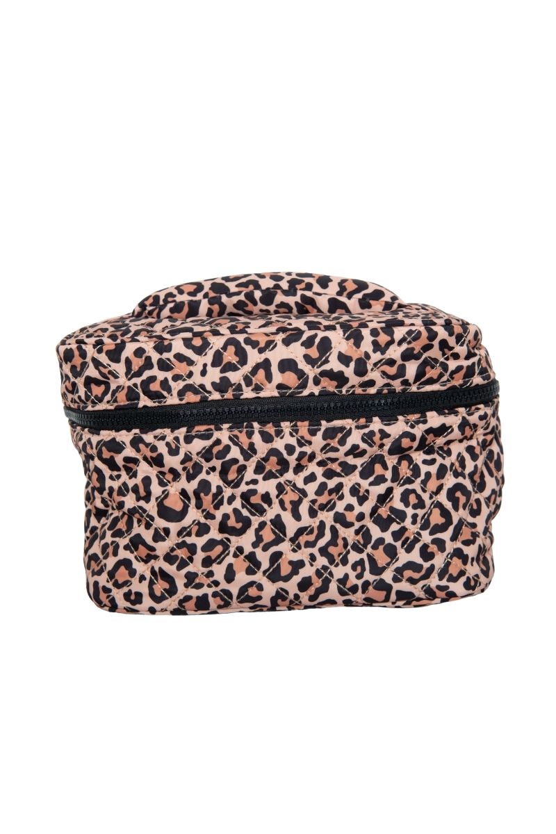 Brown Leopard Makeup Bag Travel