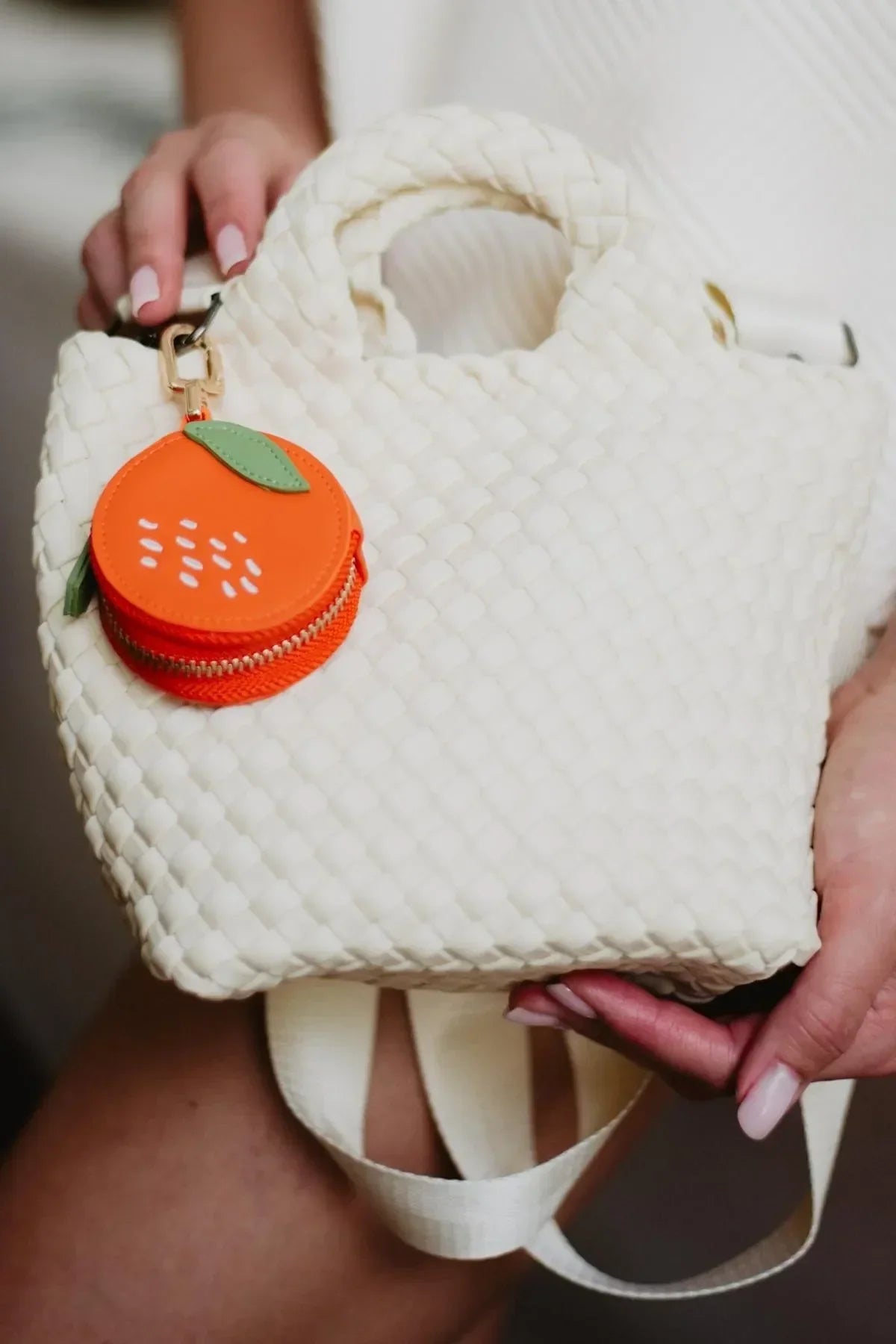Sweet Orange Coin Pouch Keychain