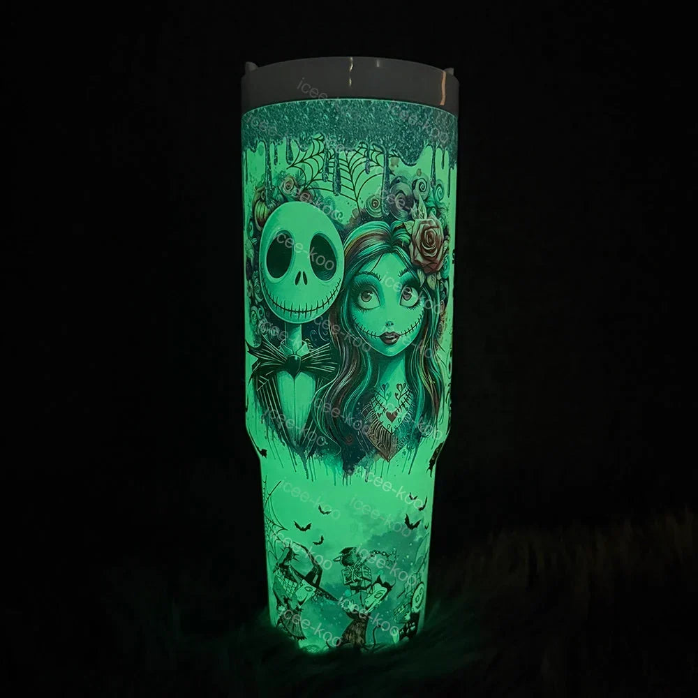 Sally x Jack Skellington 40oz Tumbler