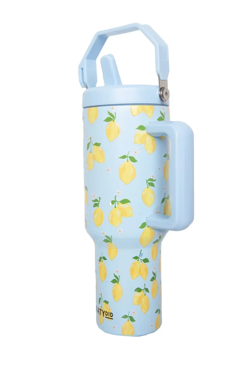 Zesty Lemons Drink Tumbler