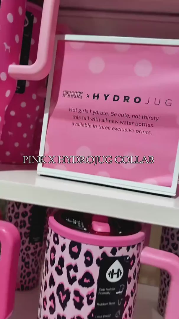 Pink Leopard 40oz Traveler Tumbler