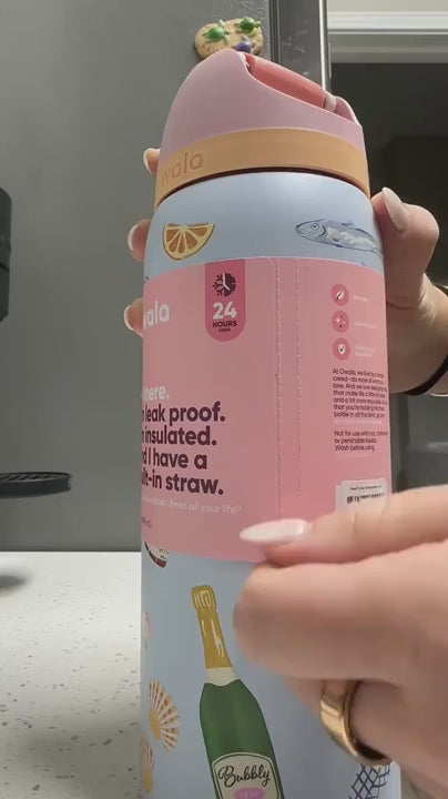 Silly Goose 32oz Flip-Straw Bottle
