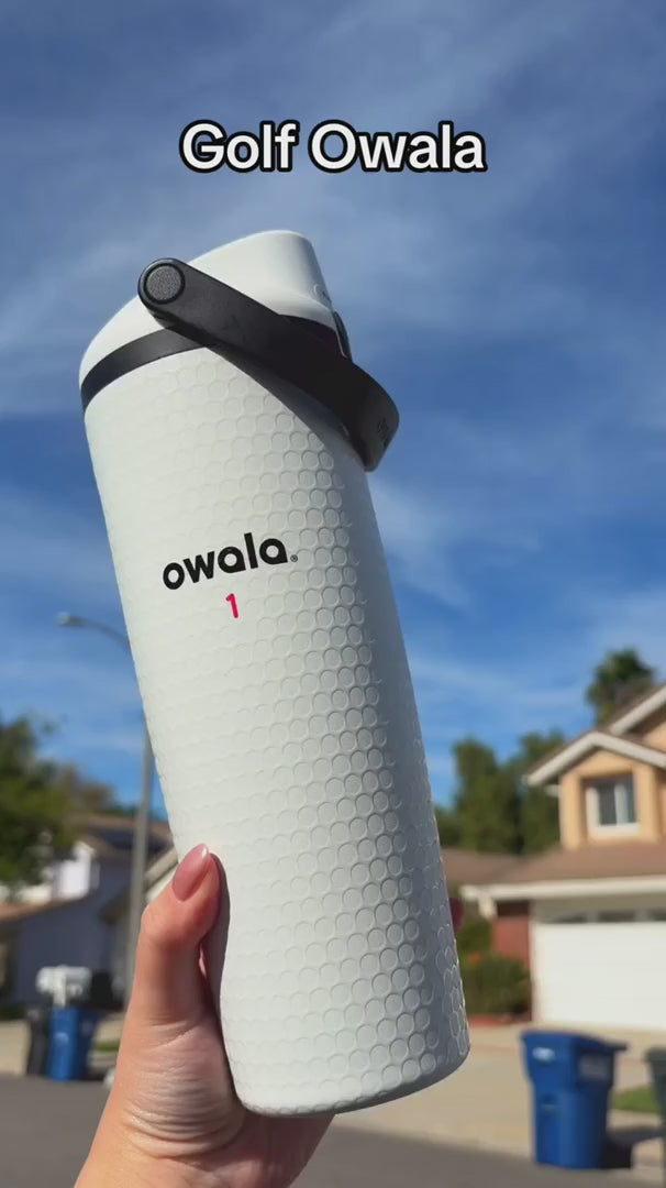 Golf 30oz Flip-Straw Bottle