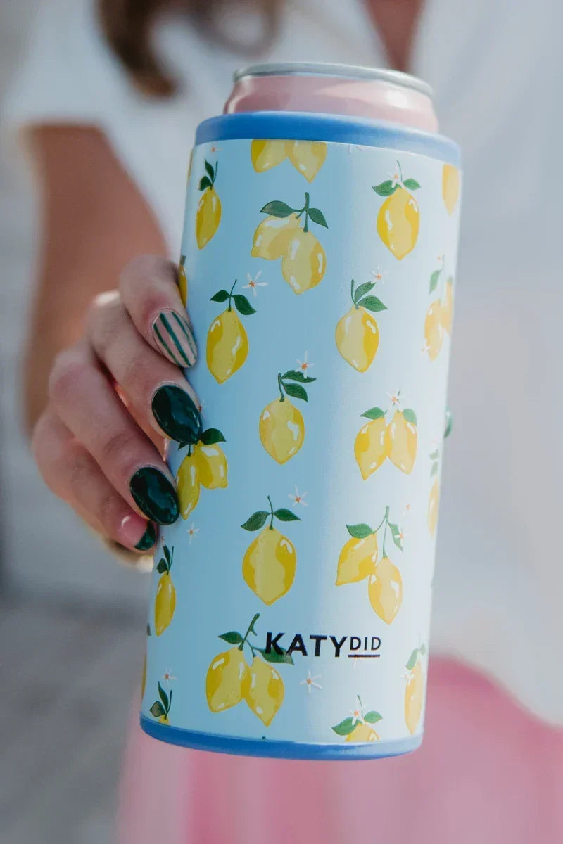 Zesty Lemons Slim Can Cooler