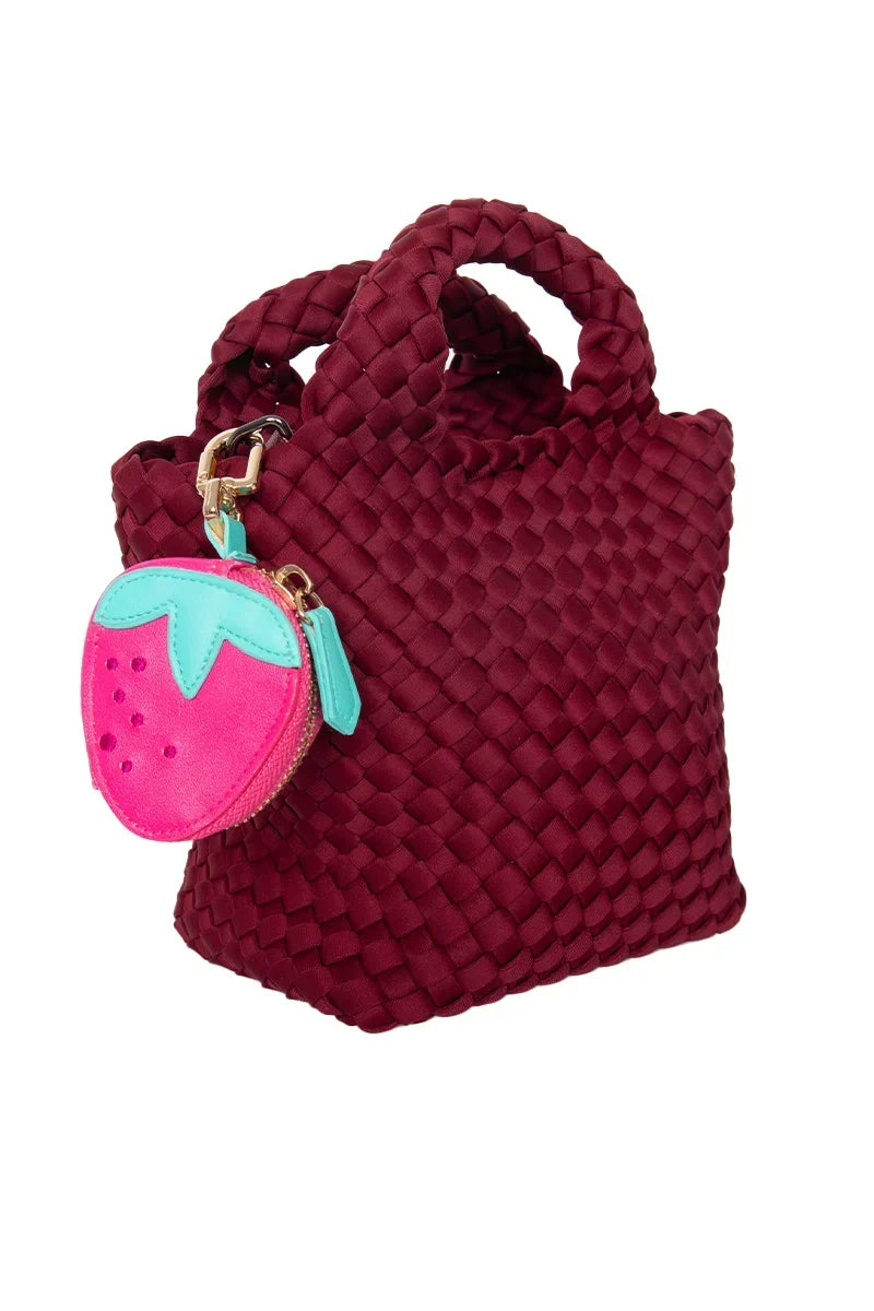 Strawberry Coin Holder Bag Charm