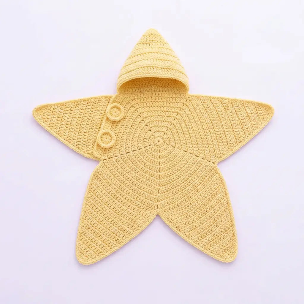 Starry Crochet Baby Suit