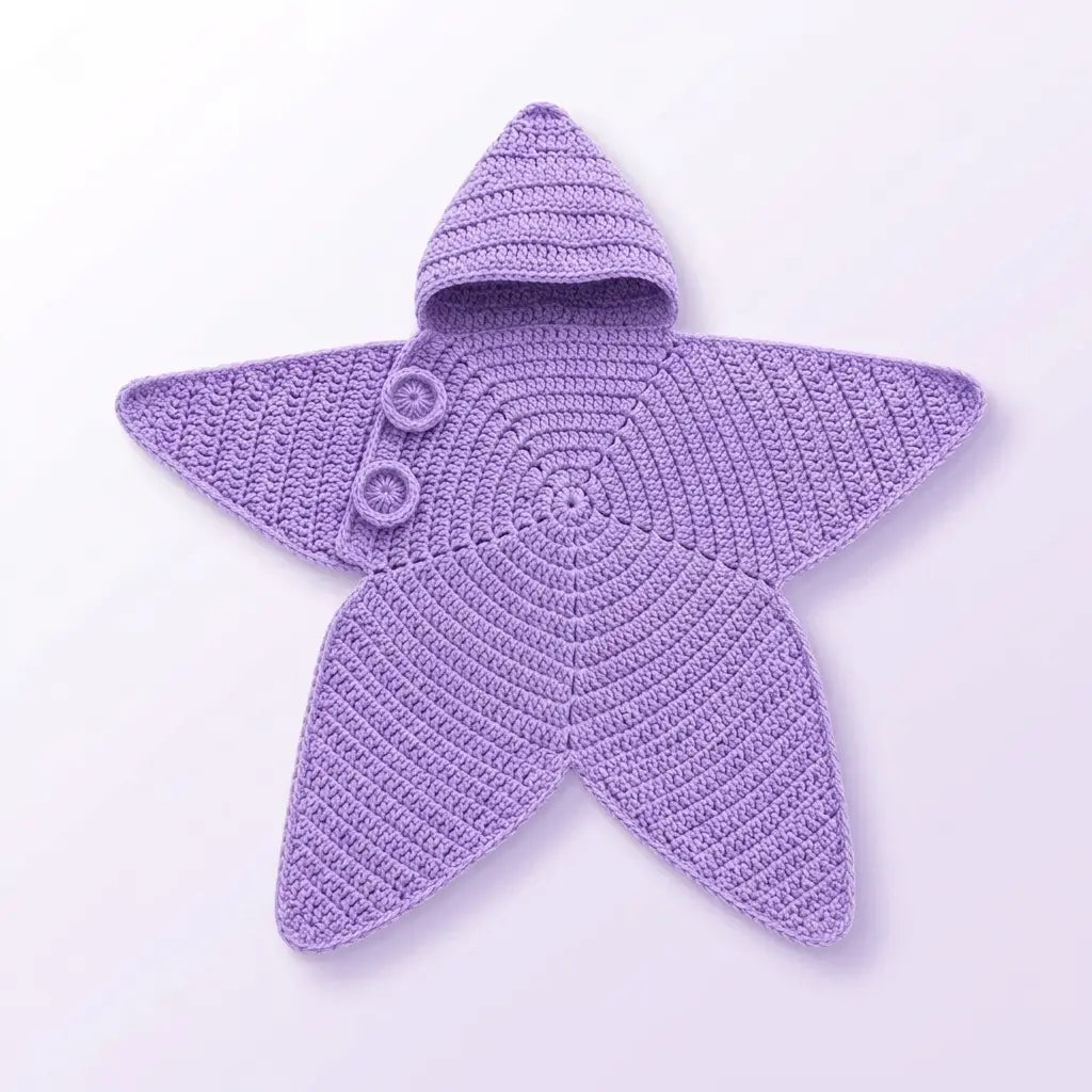 Starry Crochet Baby Suit