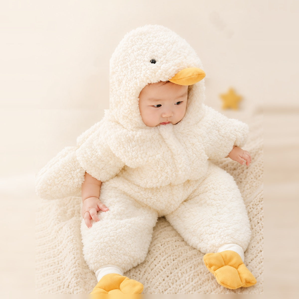 Starry Crochet Baby Suit