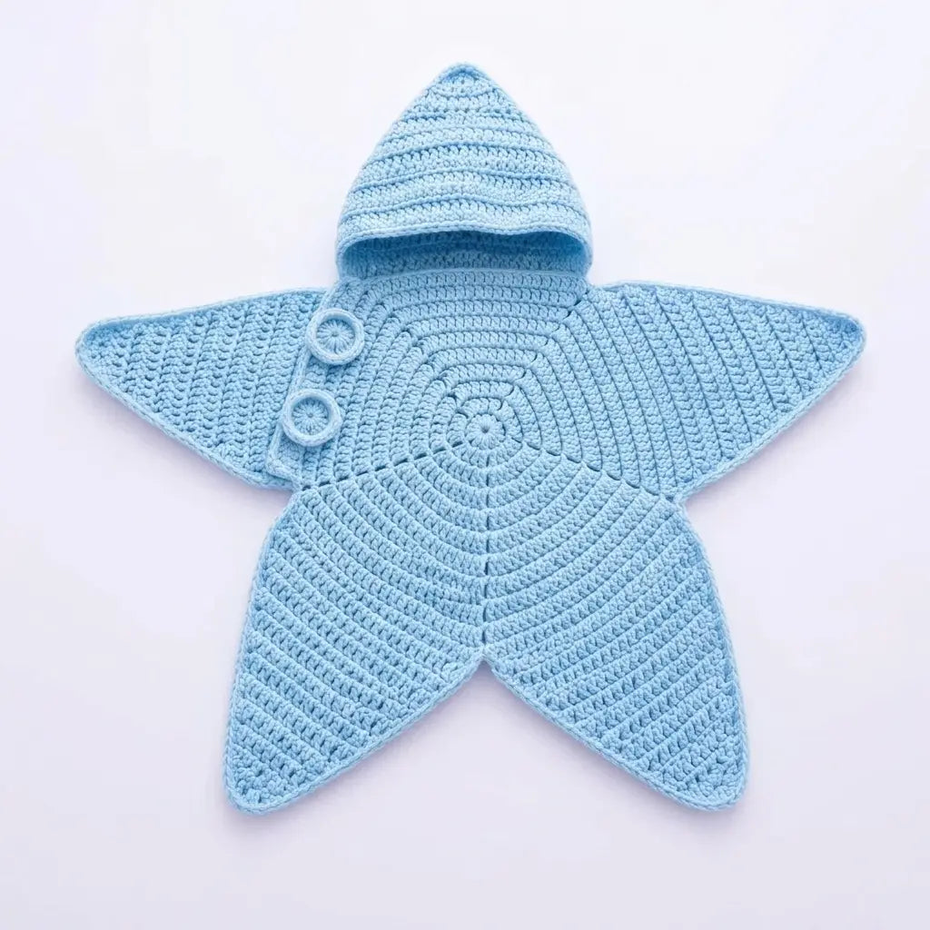 Starry Crochet Baby Suit